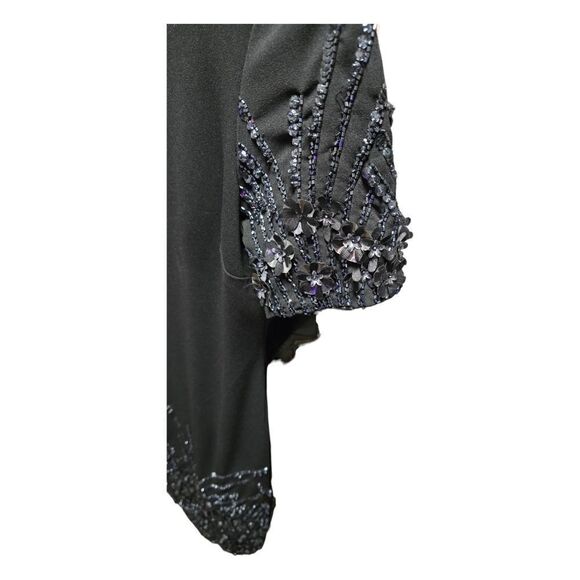 NWT Aidan Mattox Cocktail Black Dress SZ 2 - Picture 2 of 7